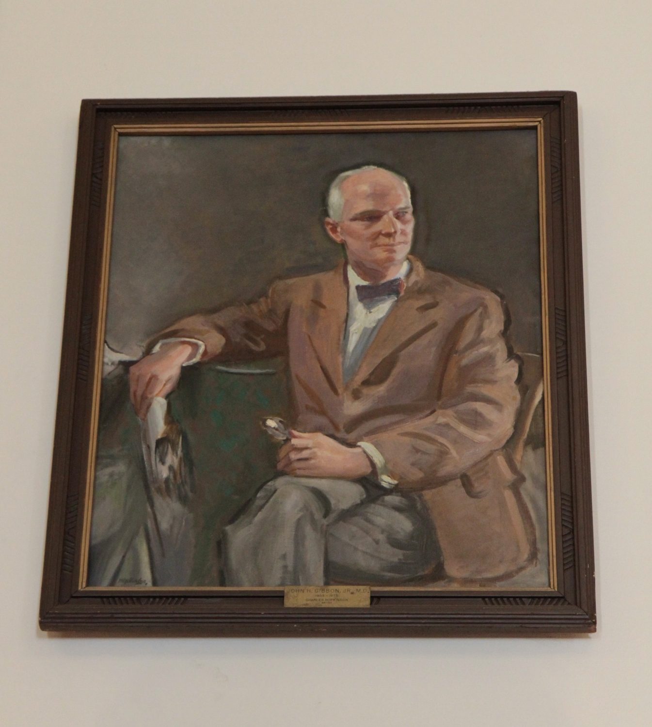John Heysham Gibbon by Charles Hopkinson, College of Physicians of Philadelphia.jpg